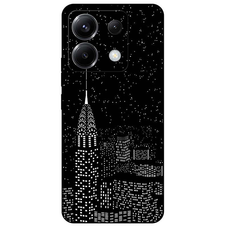 کاور مگافون طرح نیویورک مدل 7768 مناسب برای گوشی موبایل شیائومی Redmi Note 13 Pro 5G