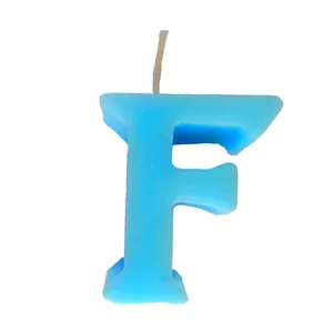 شمع مدل حروف رومی طرح F