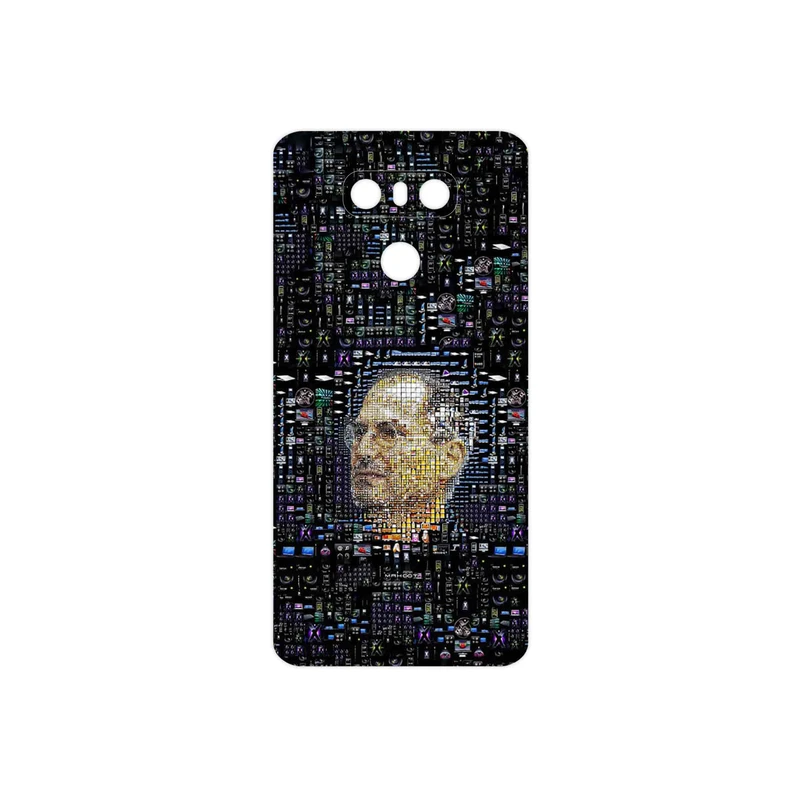 برچسب پوششی ماهوت مدل Collage of Steve Jobs 2 مناسب برای گوشی موبایل ال جی G6