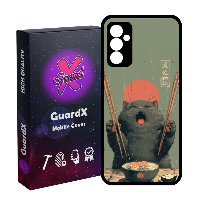 کاور گارد ایکس طرح گربه ژاپنی مدل 11159 مناسب برای گوشی موبایل سامسونگ Galaxy A54 / A54 5G