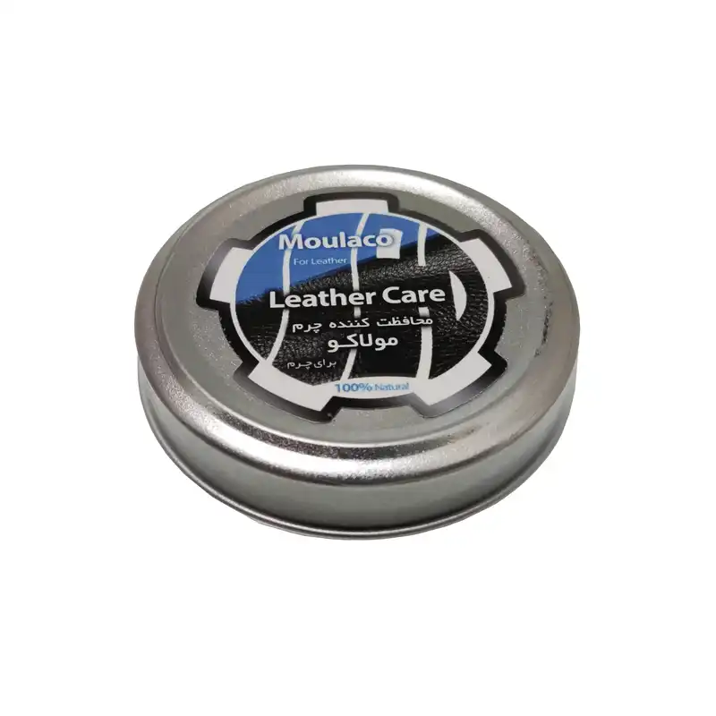 کرم محافظ چرم مولاکو کد 6 وزن 50 گرم به همراه فرچه مجموعه 2 عددی