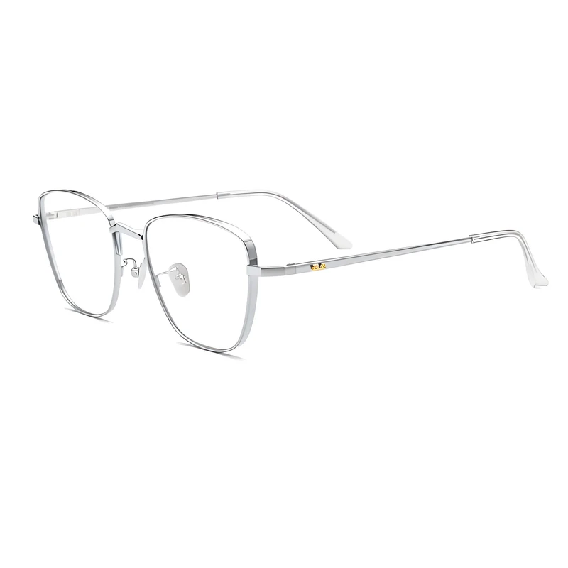 فریم عینک طبی زنانه مدل تیتانیومی کد BORREGLS-18532-SEK02