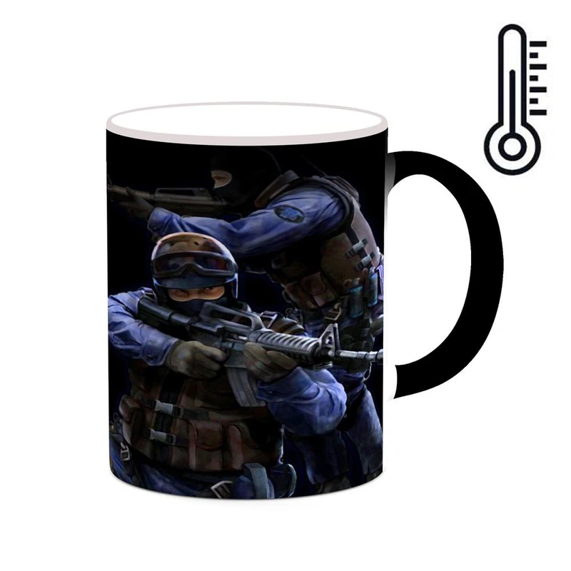 ماگ حرارتی کاکتی مدل بازی کانتر استرایک Counter-Strike 1.6 کد mgh28065