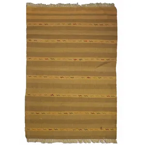 گلیم دستبافت یک و نیم متری نرمین کسا طرح سنتی کد NKP.B 112