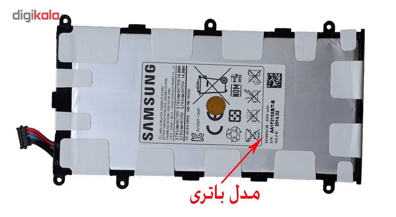 باتری تبلت مدل SP4960C3B ظرفیت 4000 میلی آمپر ساعت مناسب تبلت سامسونگ Tab 2 7.0 P3100