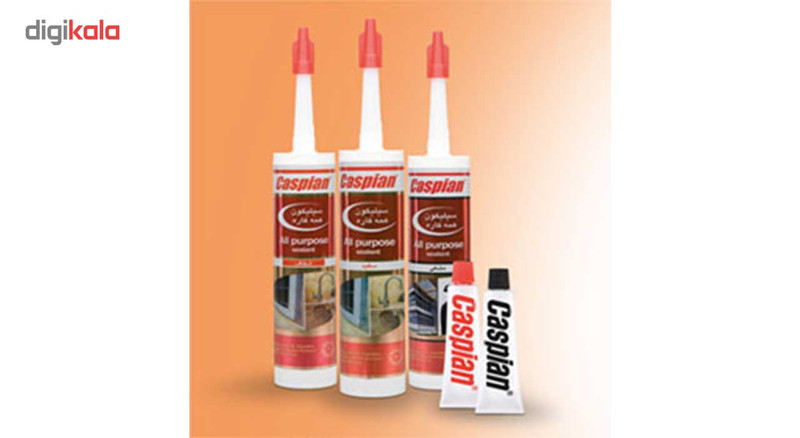 چسب سیلیکون آکواریوم کاسپین مدل سفید حجم 300 میلی لیتر