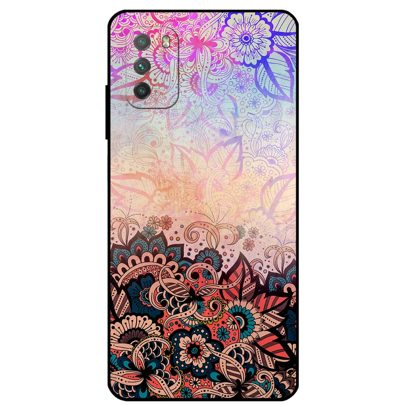 کاور مگافون طرح بته جقه مدل 7727 مناسب برای گوشی موبایل شیائومی Poco M3