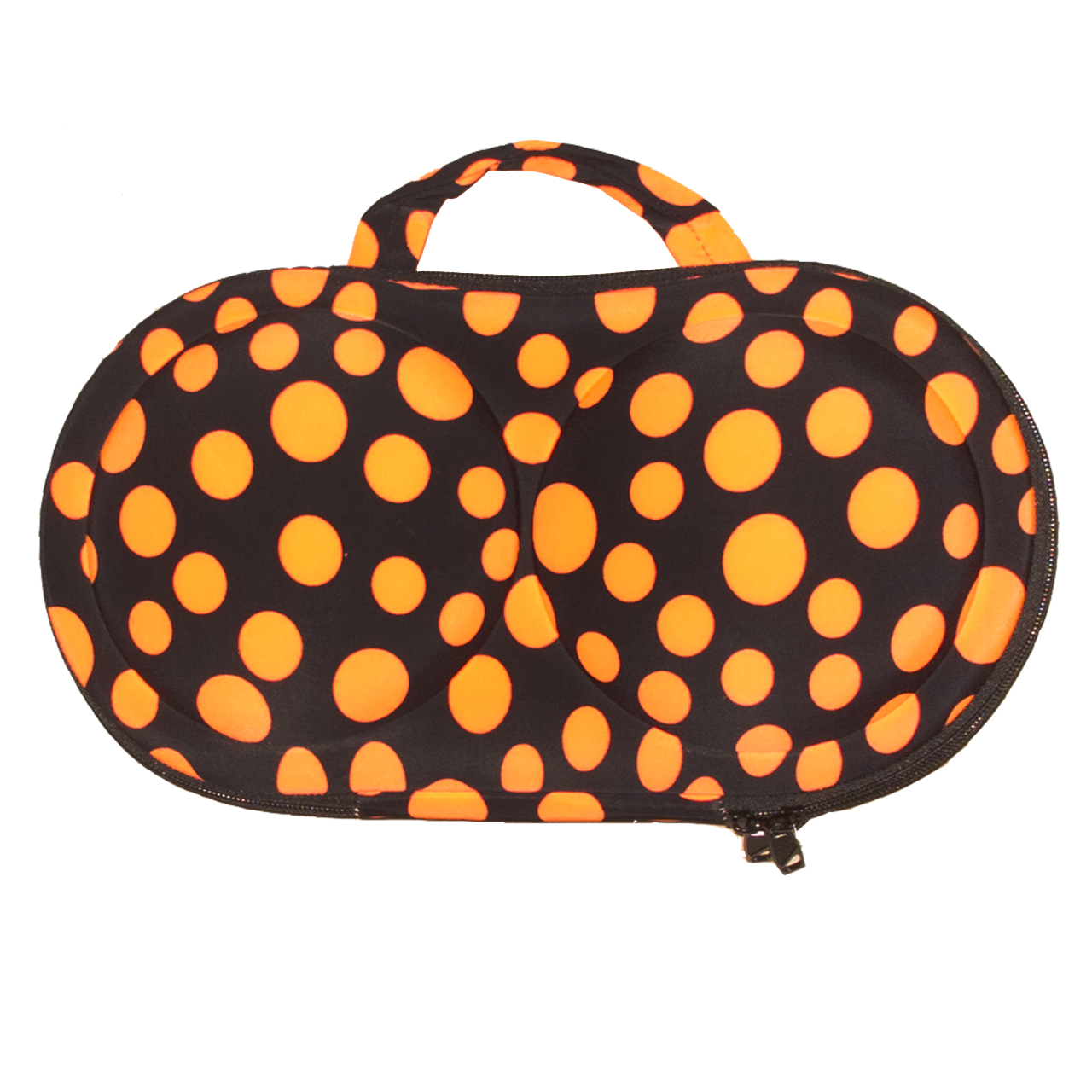 کیف لباس زیر زنانه سلمک مدل خال خال نارنجی