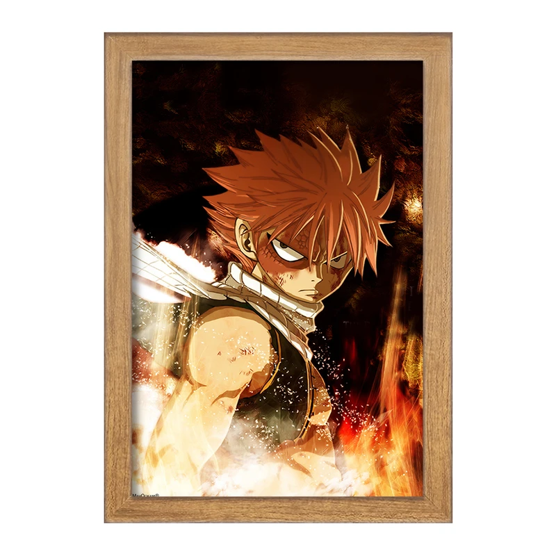 تابلو خندالو مدل ناتسو انیمه فری تیل Fairy Tail  کد 16522