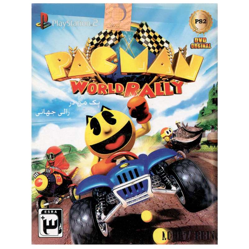 بازی Pack man World Rally مخصوص پلی استیشن 2 بازی Pack man World Rally مخصوص پلی استیشن 2