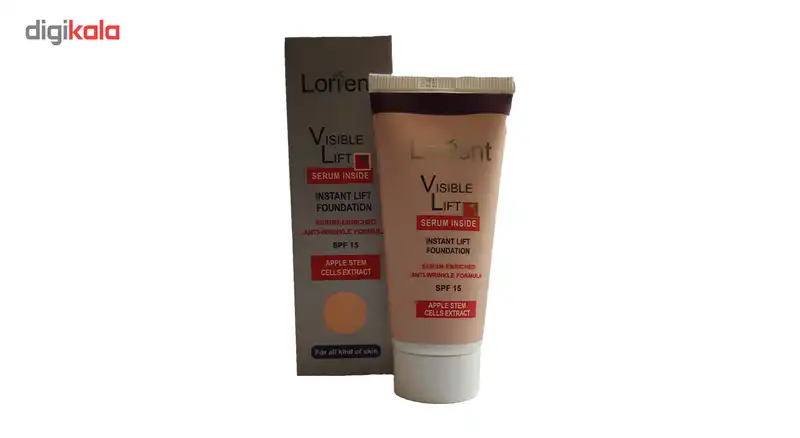 کرم پودر لورینت مدل Visible Lift شماره F5