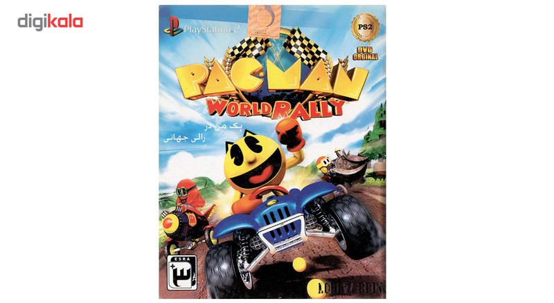 بازی Pack man World Rally مخصوص پلی استیشن 2 بازی Pack man World Rally مخصوص پلی استیشن 2