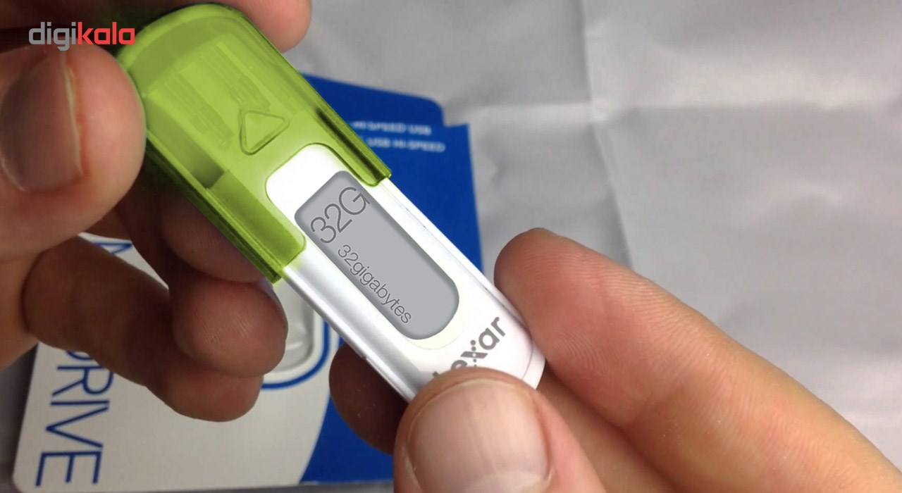 فلش مموری لکسار مدل JumpDrive V10 ظرفیت 32 گیگابایت