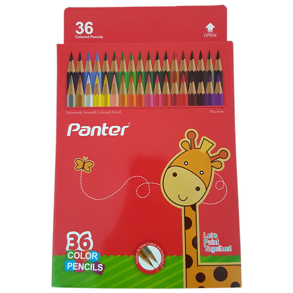 مداد رنگی 36 رنگ پنتر کد PCP 103-36
