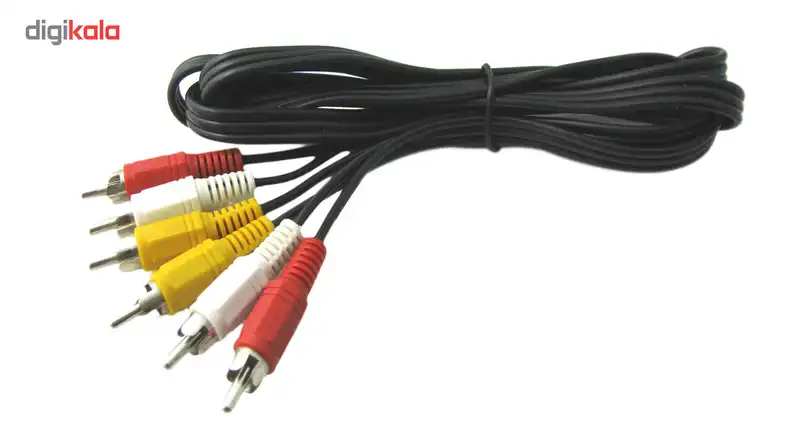 کابل 3 جک RCA به 3 جک RCA کد AV طول 1.5 متر