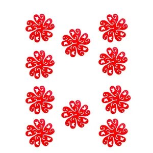 استند بادکنک ایرسا طرح گل مدل پروانه ای بسته 10 عددی