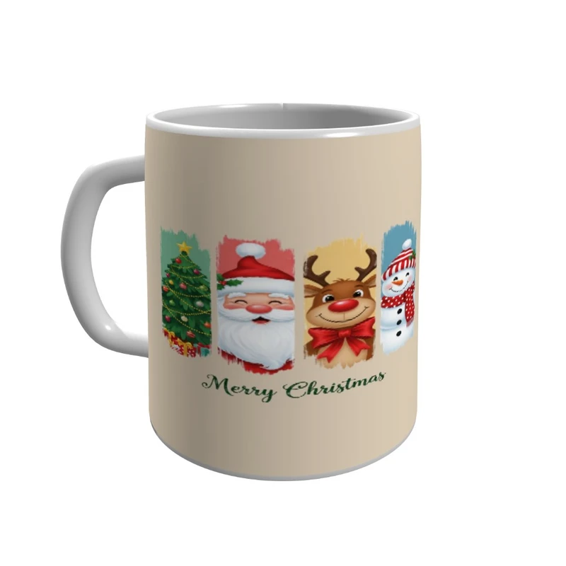 ماگ پاد آفرین مدل Merry Christmas کد 455