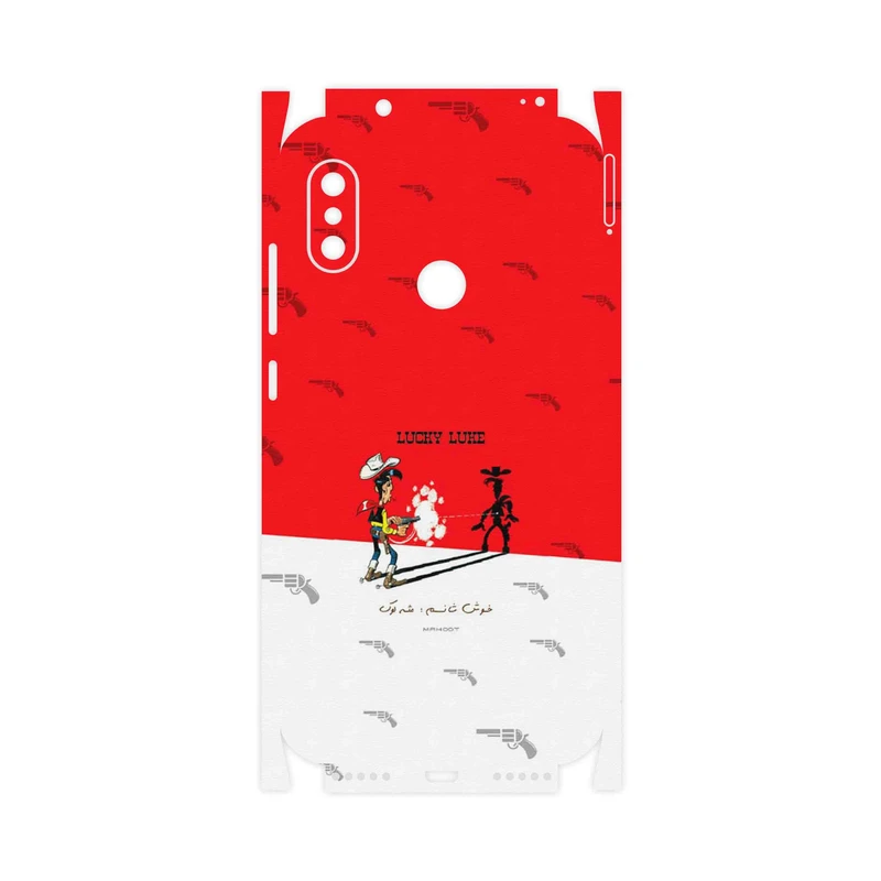 برچسب پوششی ماهوت مدل Lucky Luke-FullSkin مناسب برای گوشی موبایل شیائومی Redmi Note 6 Pro