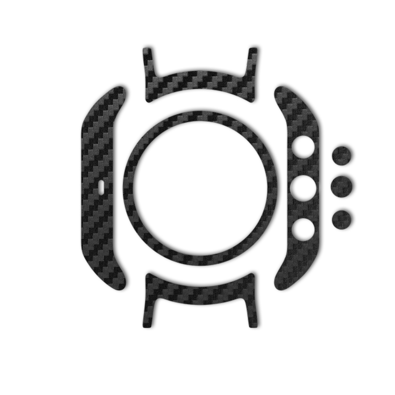 بسته 2 عددی برچسب ماهوت مدل Carbon-fiber مناسب برای ساعت هوشمند LG Watch Sport