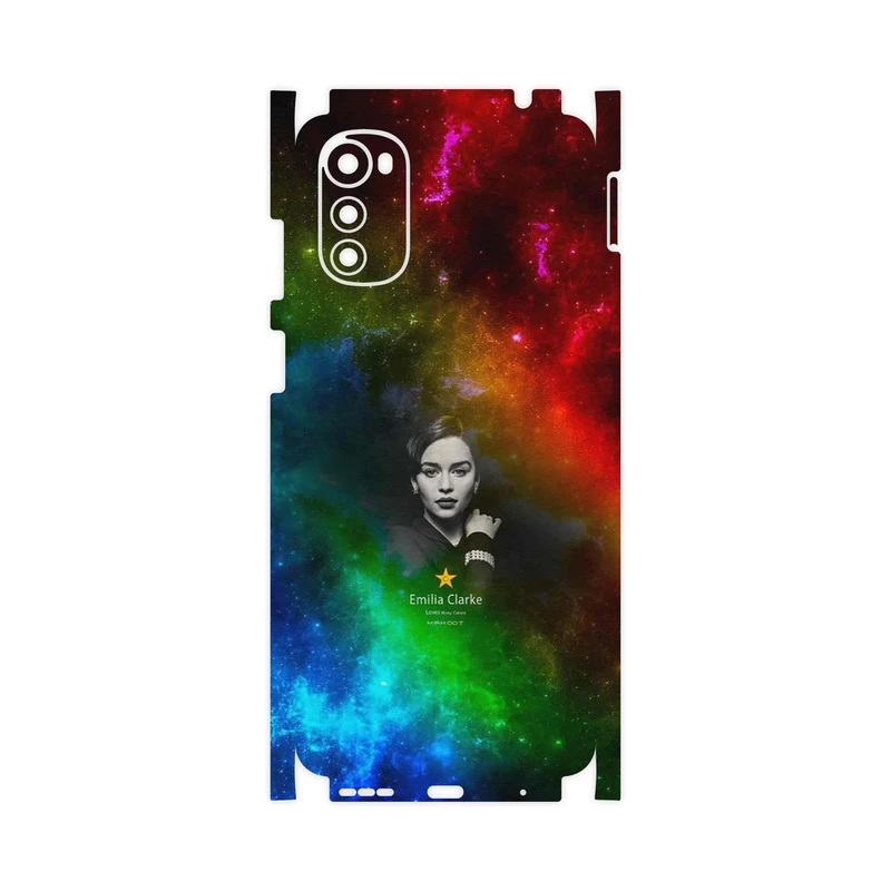 برچسب پوششی ماهوت مدل emilia clarke-FullSkin مناسب برای گوشی موبایل موتورولا Moto E32s