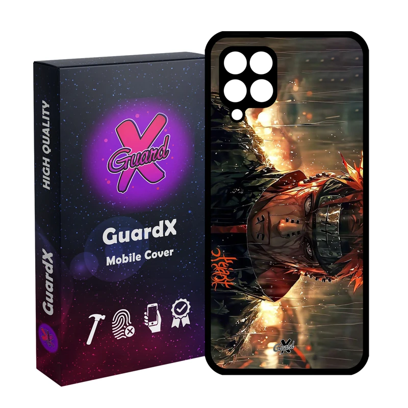 کاور گارد ایکس طرح پین انیمه ناروتو مدل Glass10695 مناسب برای گوشی موبایل سامسونگ Galaxy A12/M12/F12