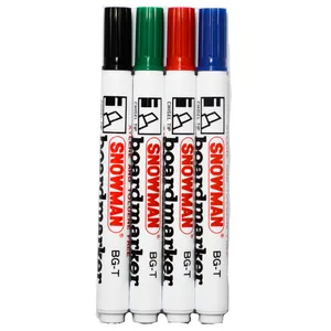 ماژیک وایت برد اسنومن  مدل 6214 بسته 4 عددی