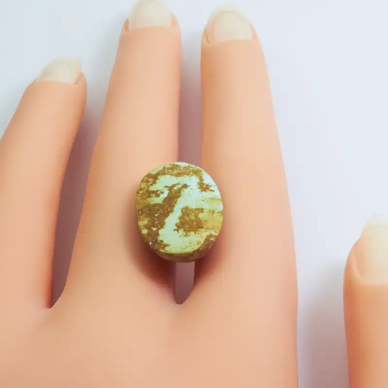 سنگ فیروزه مدل نیشابوری شجری کد AK3