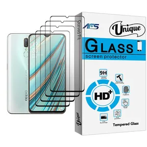 AFS Unique Glass MIX004 Screen Protector For Oppo A9x Pack Of 4