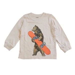 تی شرت آستین بلند پسرانه کارترز مدل خرسی