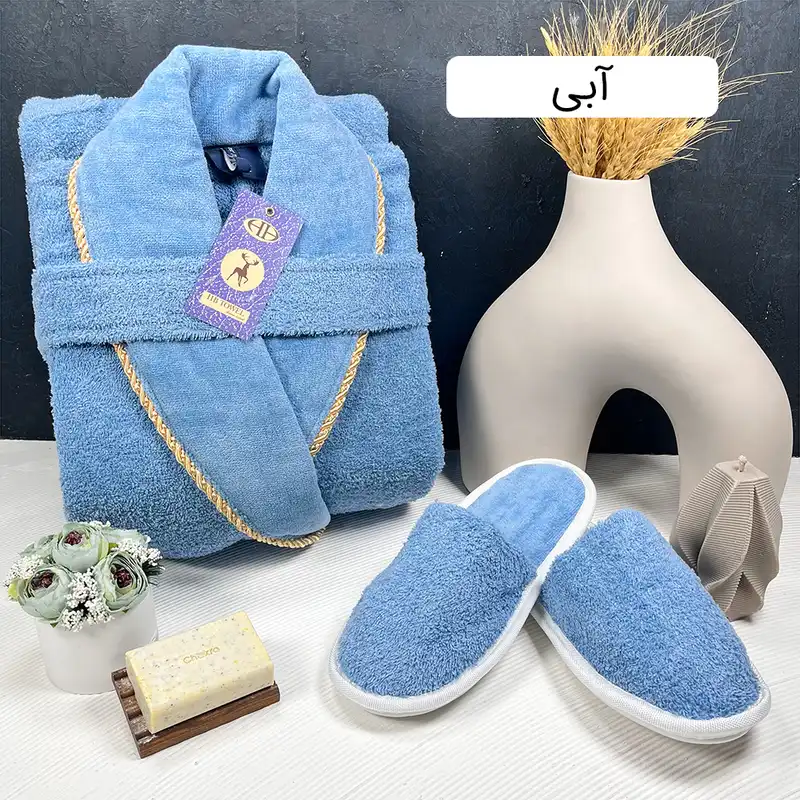 سرویس حوله پالتویی 3 تکه اچ بی طرح آریتسا سایز 125