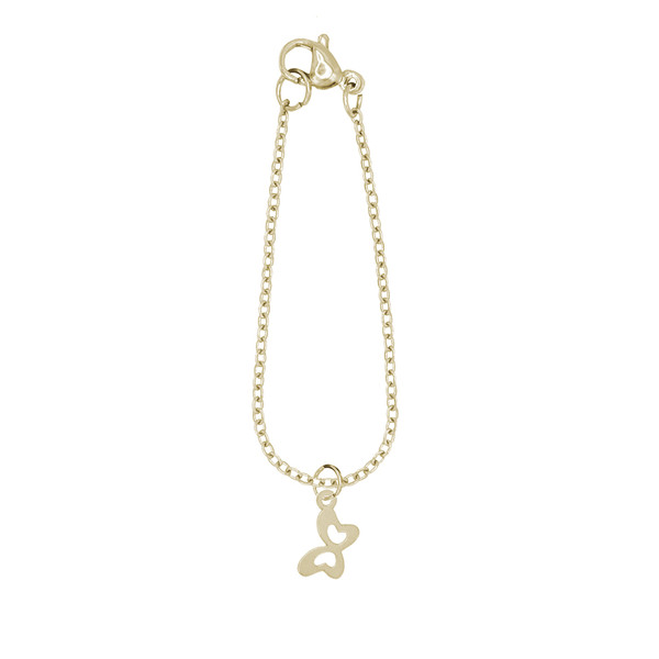 آویز ساعت نقره زنانه ژابیز مدل پروانه xw15