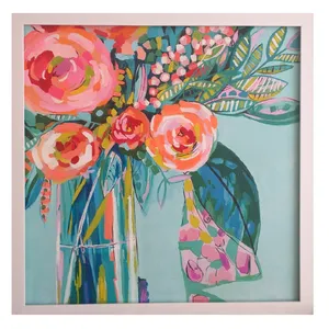 تابلو نقاشی اکریلیک طرح گلدان مدل Z1024