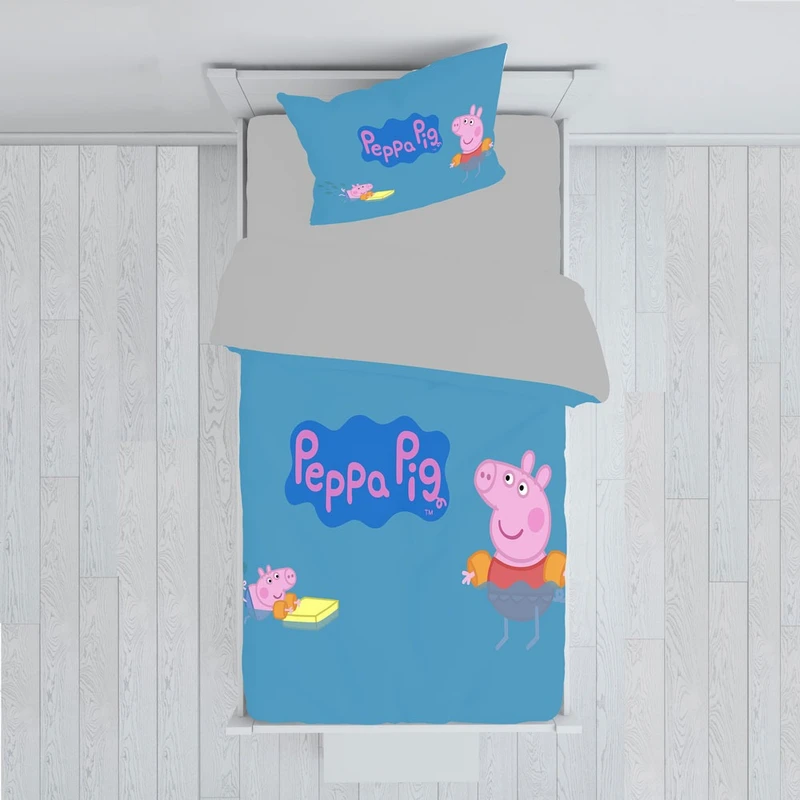 سرویس روتختی مدل کارتونی خوک TXY570 تک نفره 5 تکه