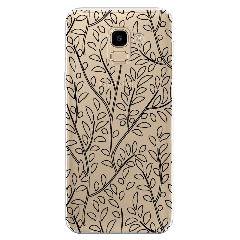 کاور مگافون طرح برگ مدل C45-B مناسب برای گوشی موبایل سامسونگ Galaxy J6 2018