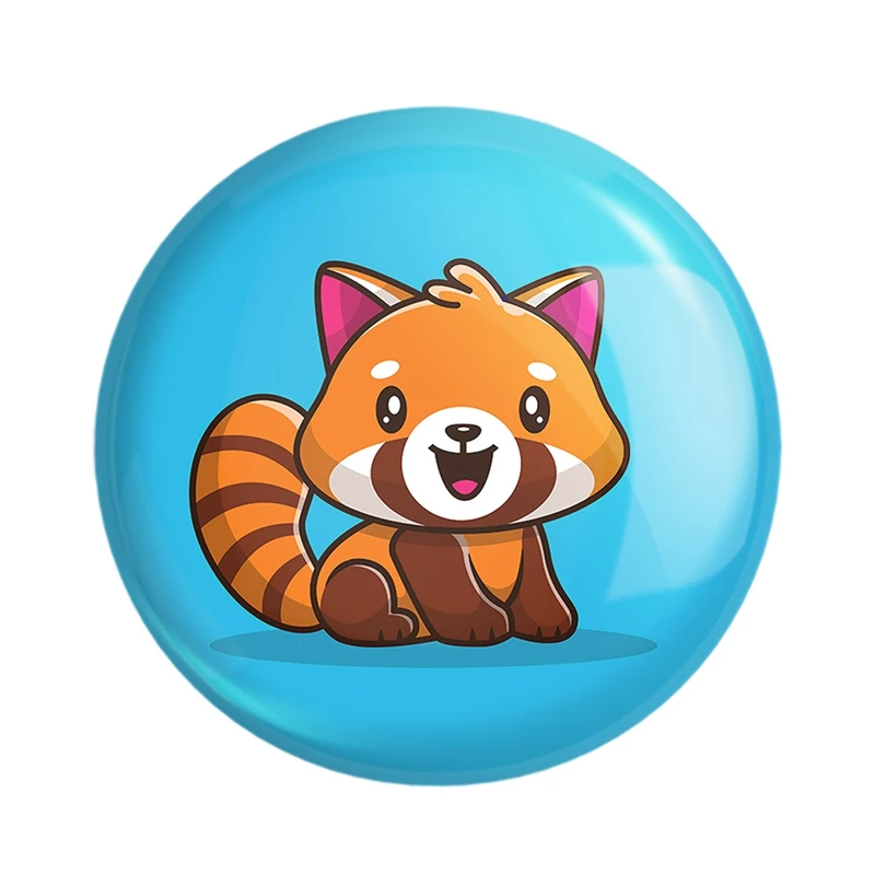 مگنت خندالو مدل حیوانات بامزه پاندای قرمز کد 29636