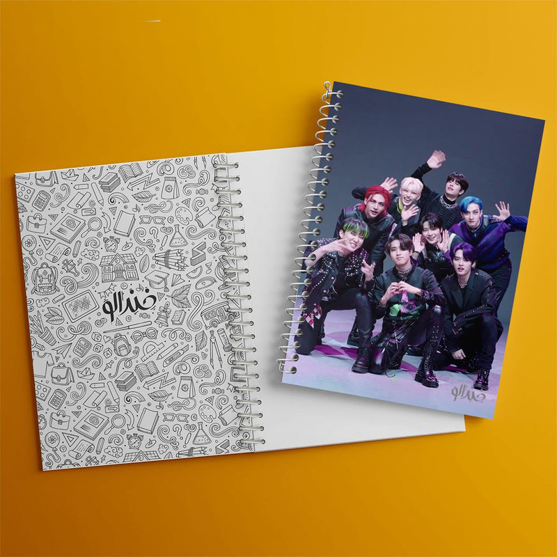 دفتر مشق 50 برگ خندالو مدل گروه استری کیدز Stary Kids کد 16889