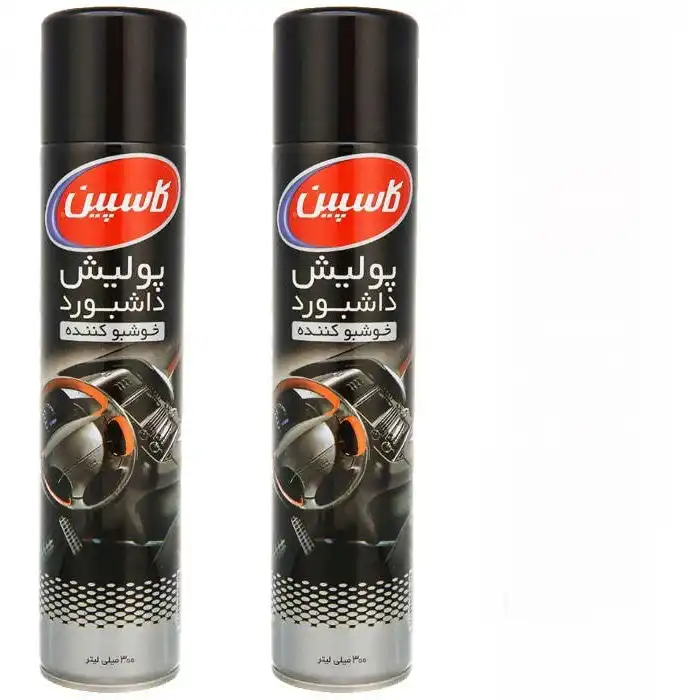 اسپری داشبورد خودرو کاسپین مدل O حجم 300 میلی لیتر بسته 2 عددی