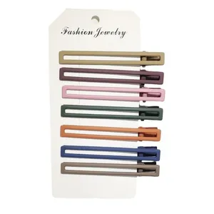 گیره مو زنانه مدل فلزی کد 22012 مجموعه 7 عددی