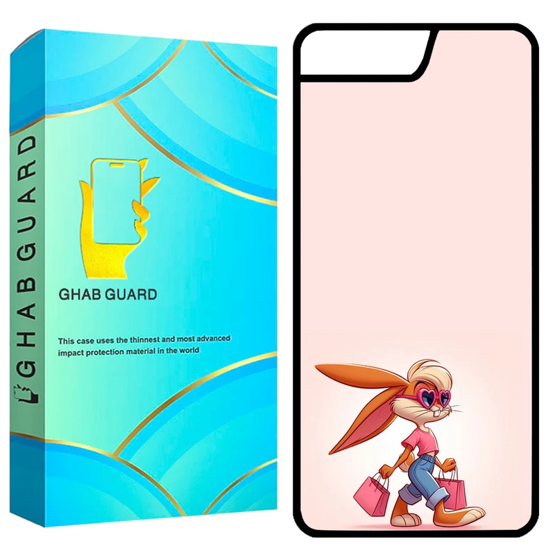 کاور قاب گارد طرح خرگوش مدل GCHP7P مناسب برای گوشی موبایل اپل iPhone 7 Plus / 8 Plus
