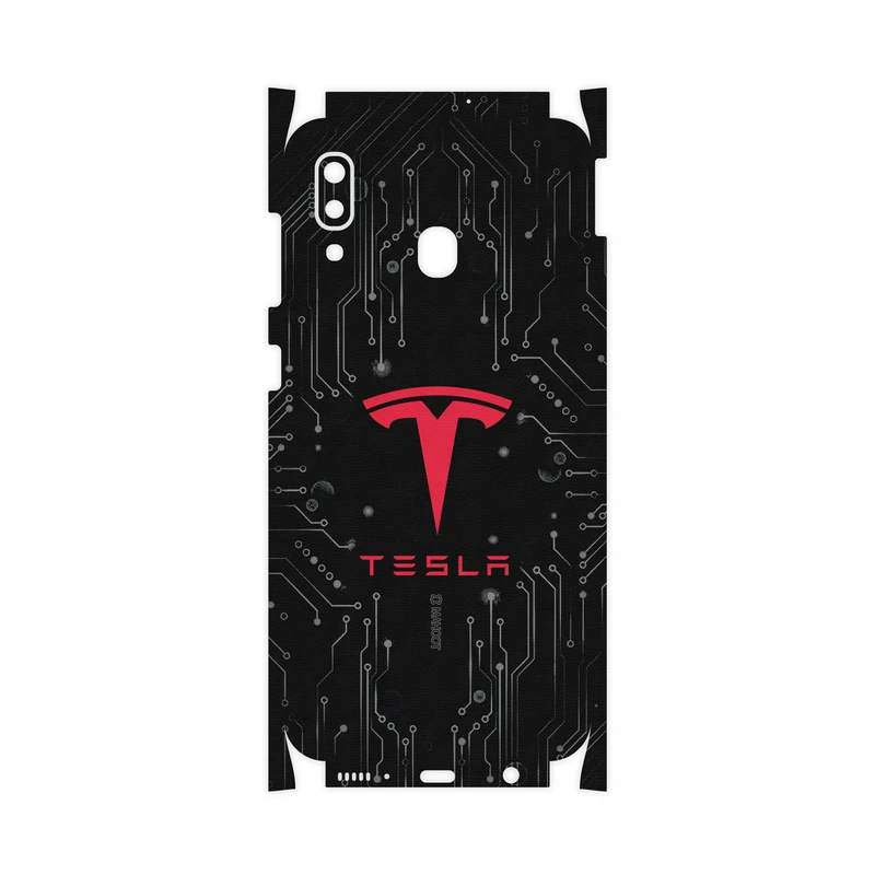 برچسب پوششی ماهوت مدل TESLA-Motors-FullSkin مناسب برای گوشی موبایل سامسونگ Galaxy M10s