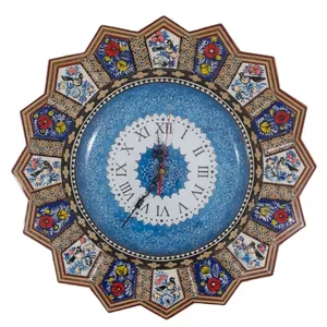 ساعت دیواری خاتم کاری کد 25