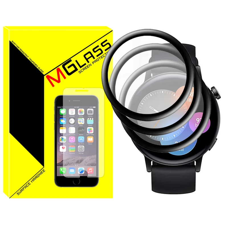 محافظ صفحه نمایش نانو ام‌گلس مدل NMG مناسب برای ساعت هوشمند هوآوی Watch GT3 42mm بسته سه عددی