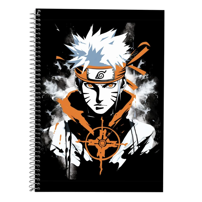 دفتر زبان 50 برگ مدوپد مدل دوخط طرح Naroto کد DF11075