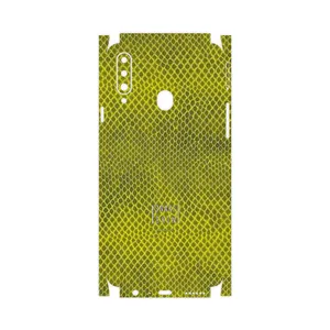 MAHOOT Yellow Snake Skin-FullSkin Cover Sticker for Samsung Galaxy A20s