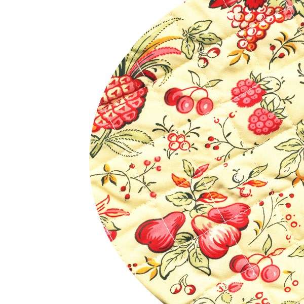 دم کنی چاپی کشدار 3 تکه رزین تاژ طرح تمشک دم کنی چاپی کشدار 3 تکه رزین تاژ طرح تمشک