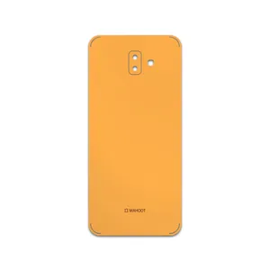 MAHOOT Matte-Orange Cover Sticker for Samsung Galaxy J6 Plus