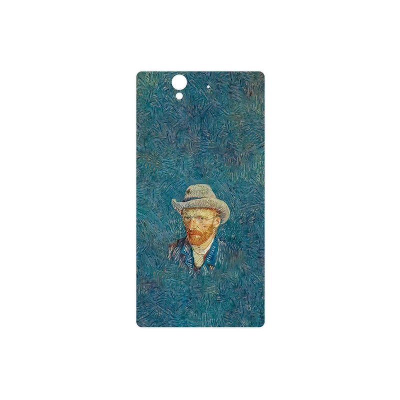 برچسب پوششی ماهوت مدل Self portrait with a gray felt hat مناسب برای گوشی موبایل سونی Xperia X