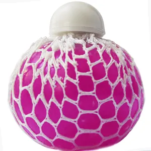 stress ball white mesh bright color