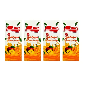 آبمیوه سیب موز  چکر - 200 میلی لیتر بسته 4 عددی