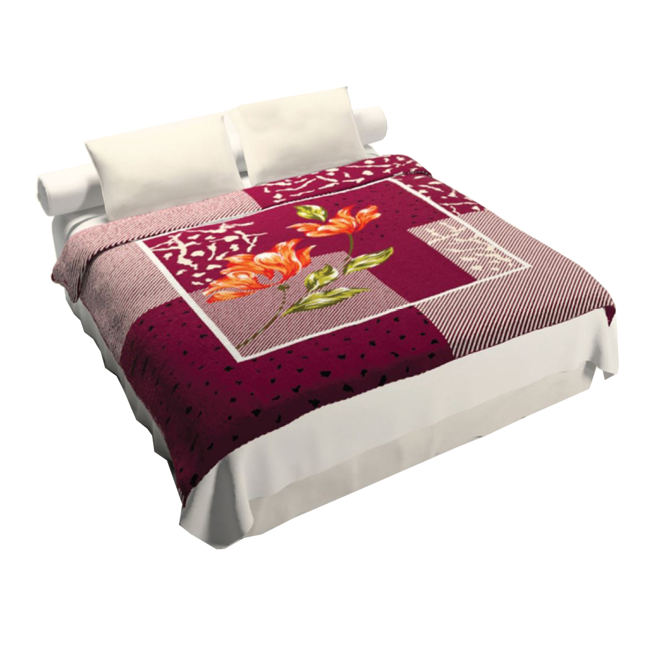 پتو گلبافت مدل 171 سایز 220×160 سانتی متر